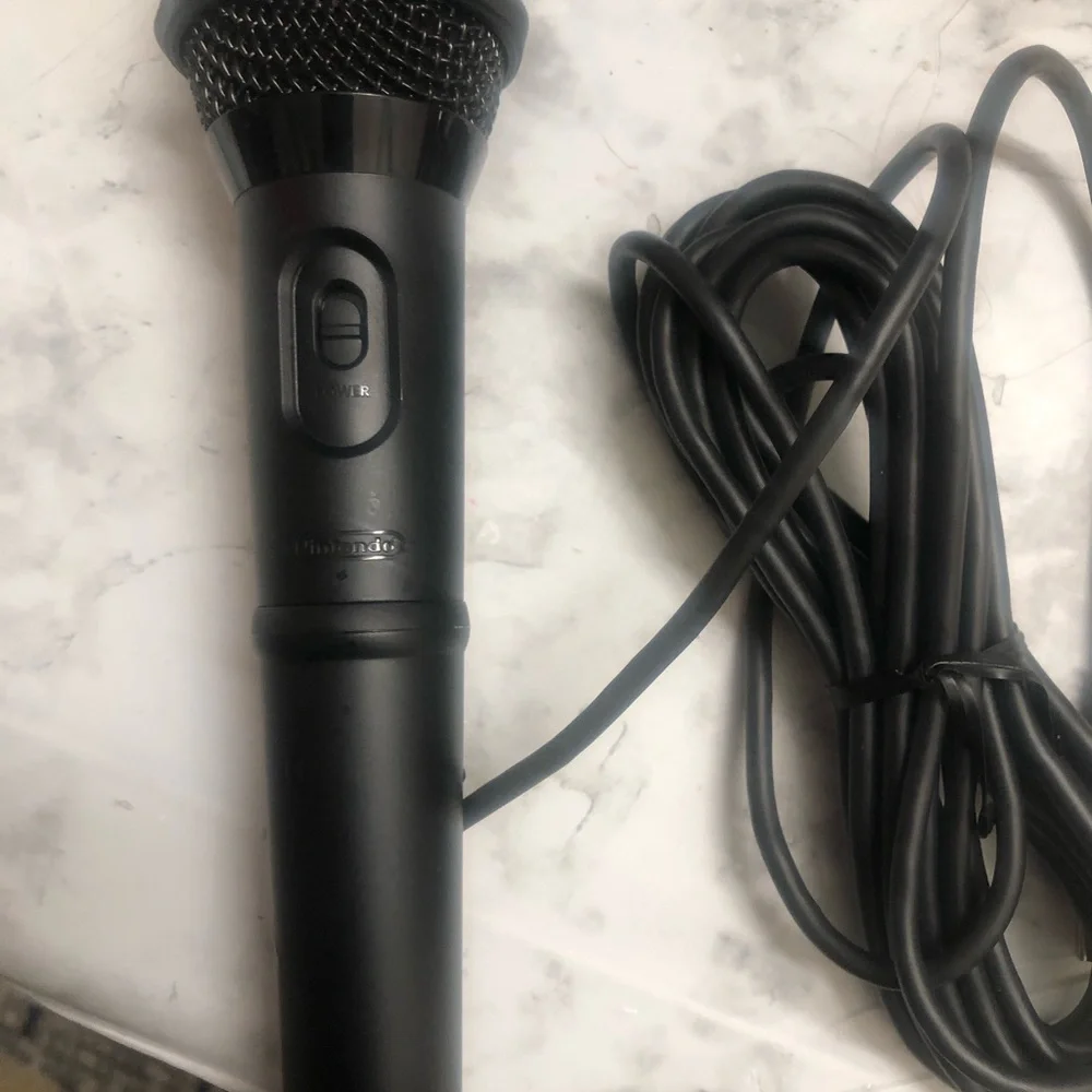 Black Wired Microphone